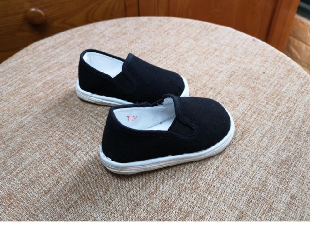 支持国货 【特价捡漏】老北京儿童布鞋男童黑布鞋千层底手工宝宝舒适