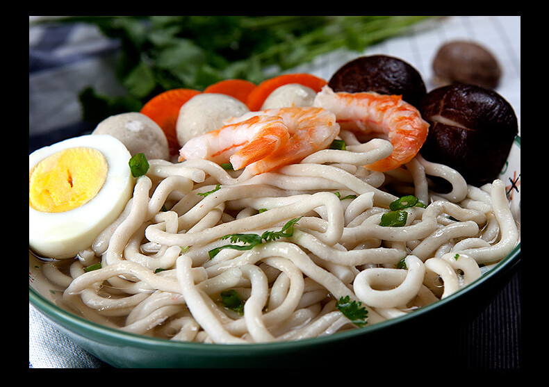 橙伯乐广东阳江鱼面500g海鱼肉面线条拉面海鲜代餐鱼面条老广味道