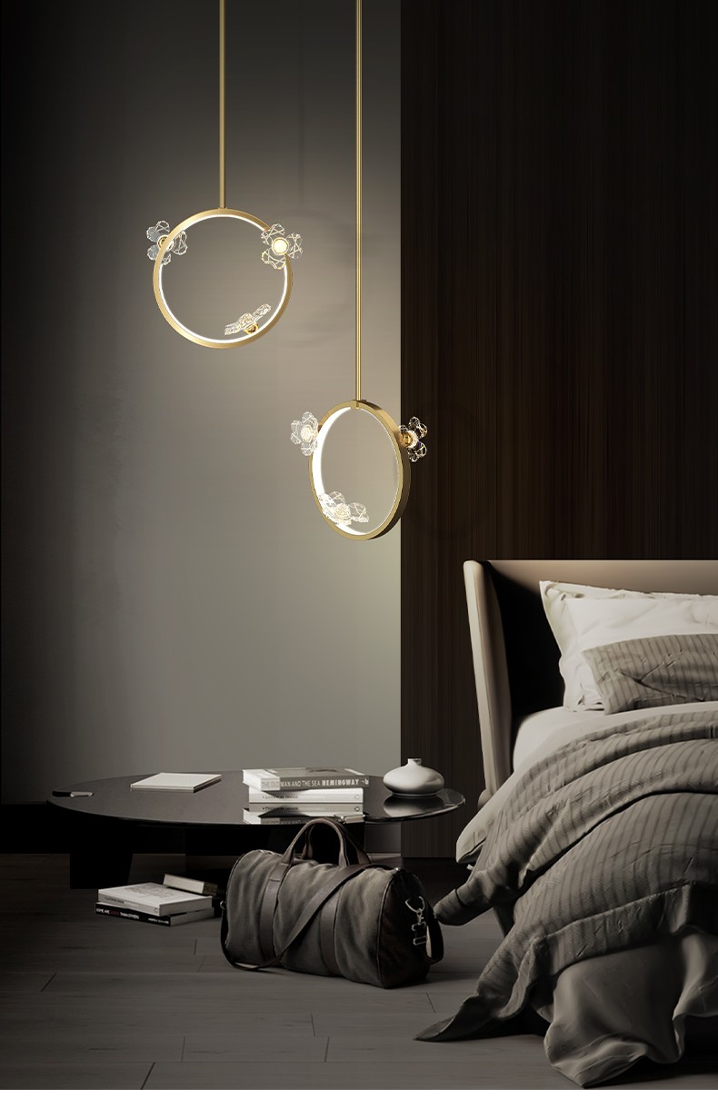 凯萨罗灯 全铜客厅小吊灯吧台创意轻奢北欧客厅设计师推荐现代卧室