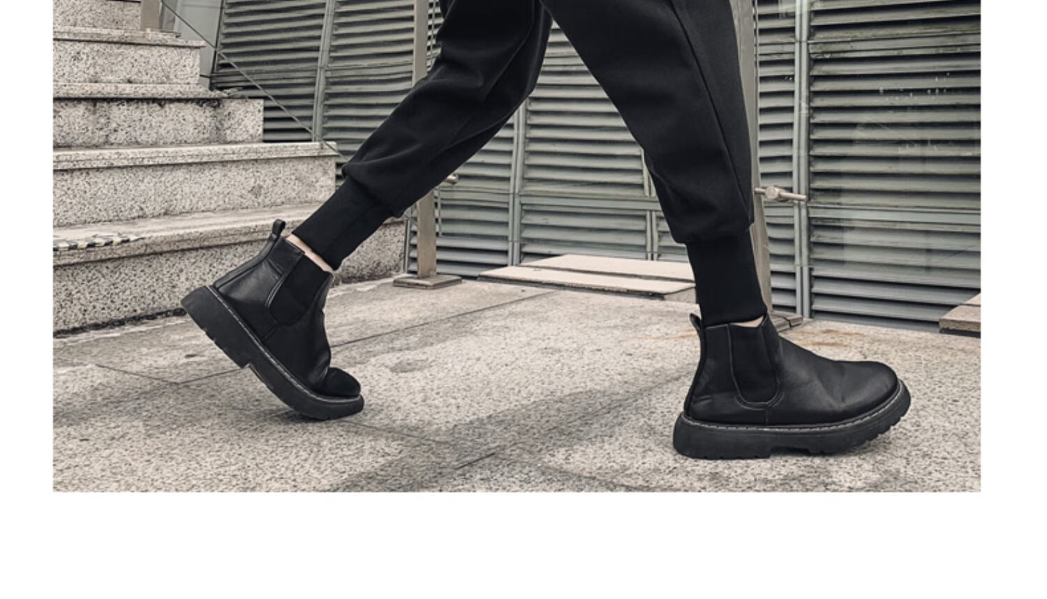 定将秋冬配马丁靴子风衣穿的靴裤男搭配马丁靴的裤子男裤百搭束脚休闲