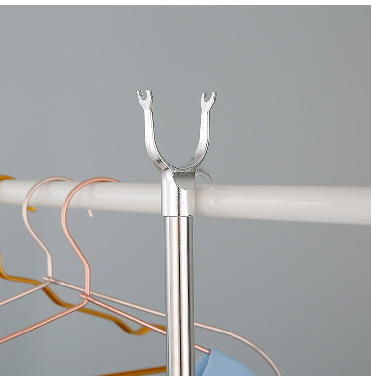 多瑙梦撑衣杆家用晾衣杆架取衣服叉杆挑衣杆伸缩加长衣叉挂衣晒衣杆