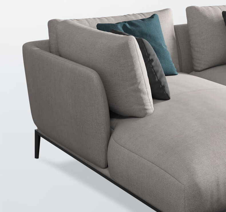 桑德森 沙发 布艺沙发北欧轻奢风现代简约小户型沙发客厅转角布艺沙发