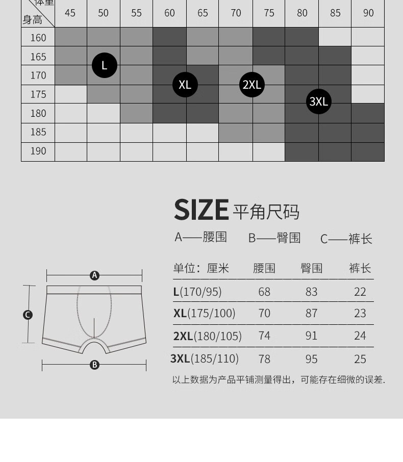 男士纯棉内裤 介绍图片