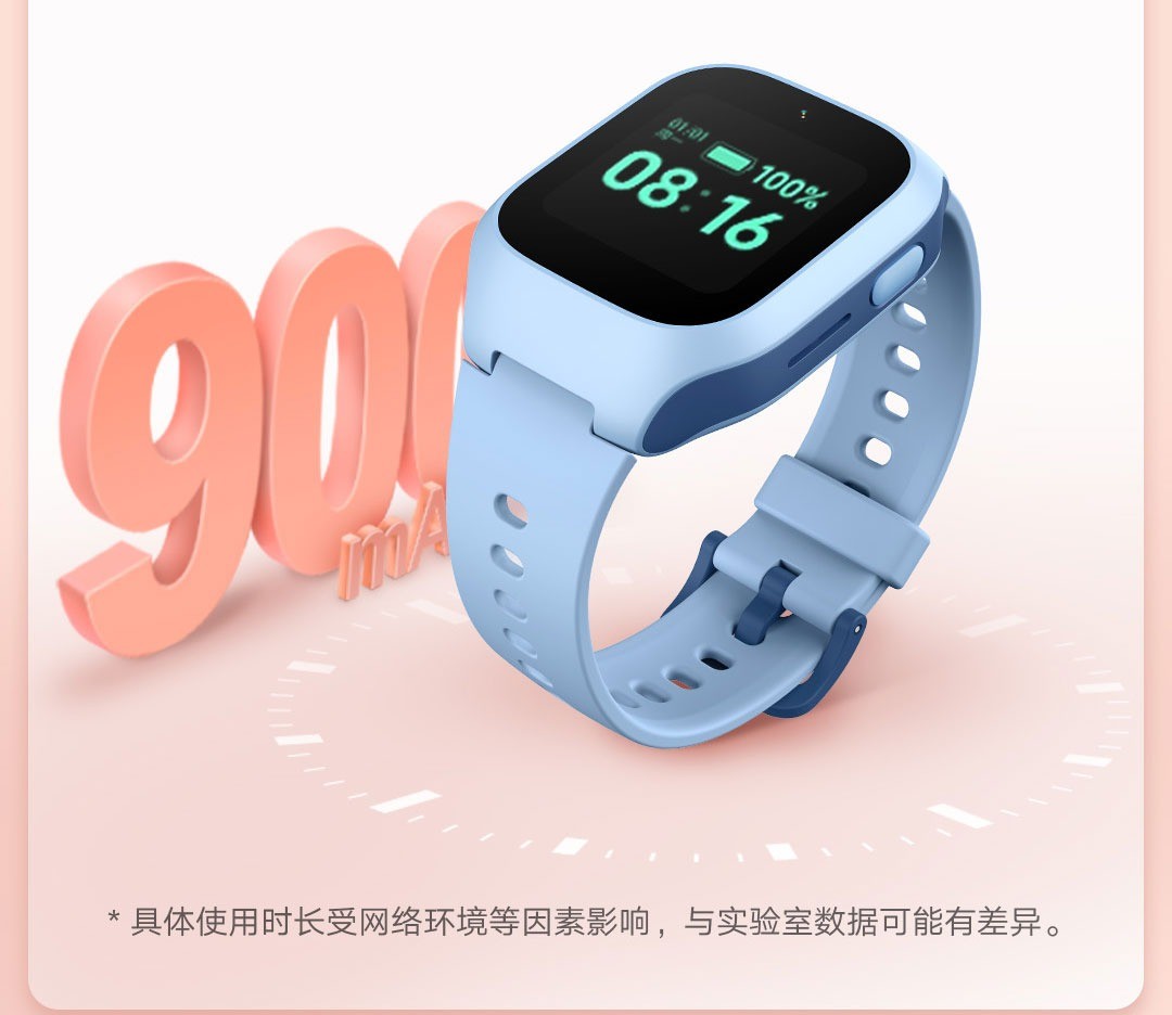 小米(mi)米兔儿童电话手表生态通用5c高清视频通话4g通4c防水定位5x