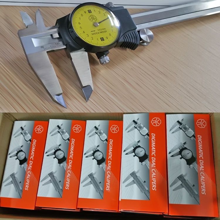 三丰带表卡尺0-150mm0-200mm不锈钢带表卡尺带表游标卡尺 0-200*0.