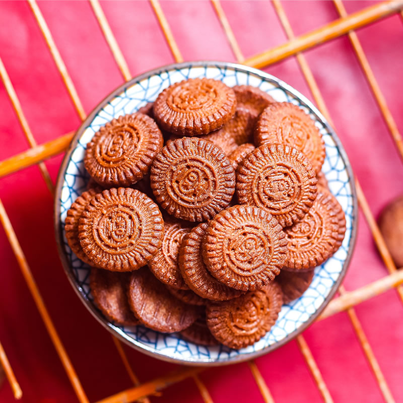 直播炭烧扣子饼干干酪拿铁味酥性解腻好吃碳烧小食共3盒红茶拿铁味共