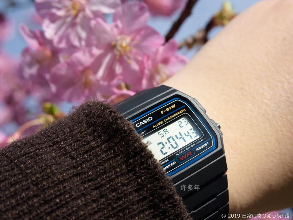 【甜茶同款】日本卡·西欧手表男 复古小方块电子表f-91w-1d/3d/9q f