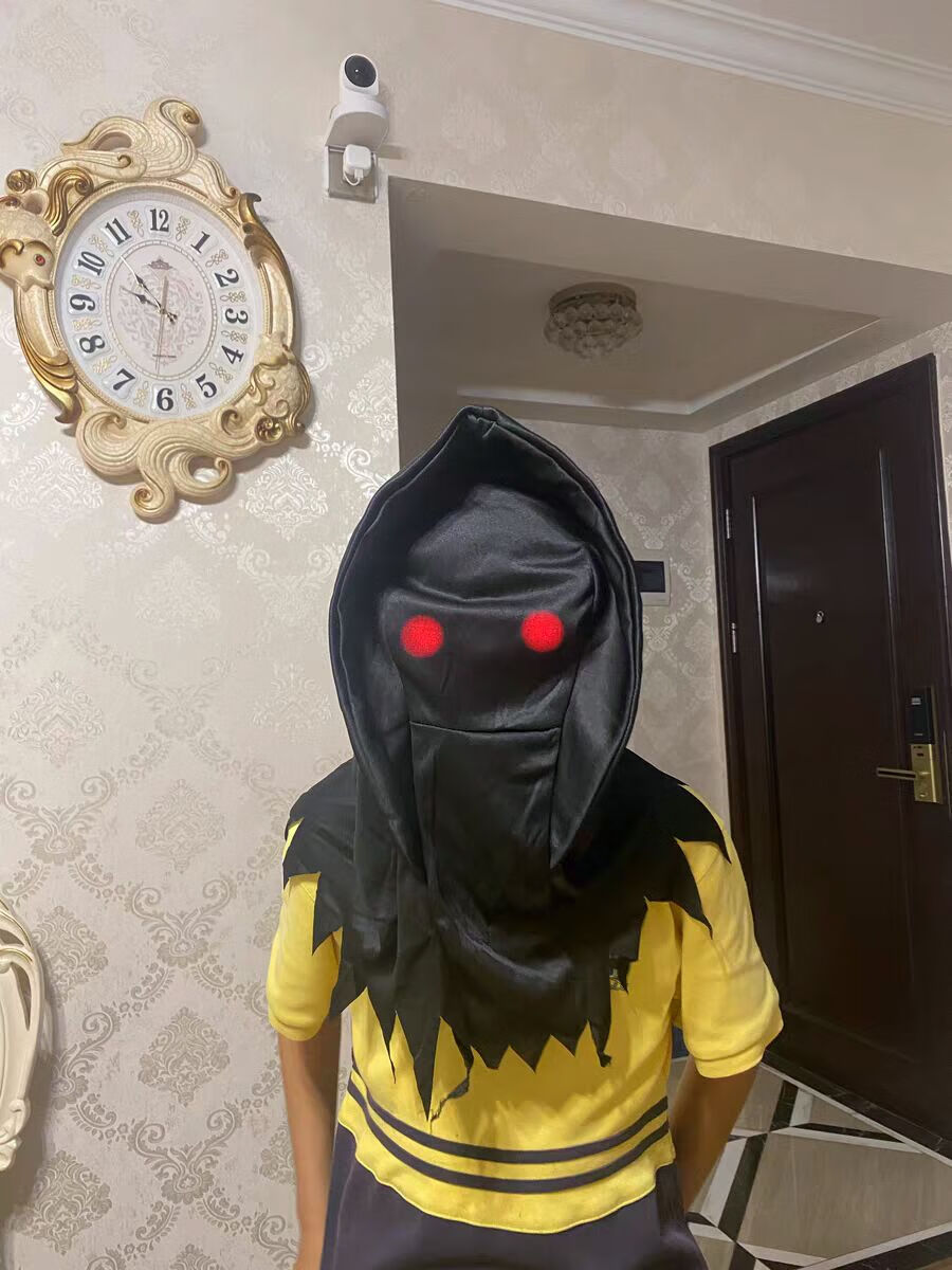 万圣节服装女童吸血鬼黄色巫婆裙公主演服男款死神幽灵装扮 紫色不带