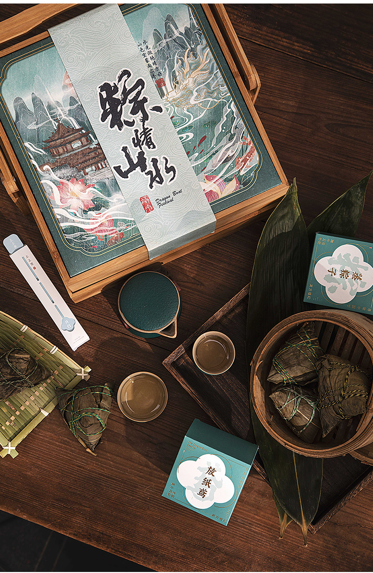 端午节粽子礼盒装嘉兴肉粽鲍鱼粽甜粽鲜肉手提礼盒企业团购可定制速发