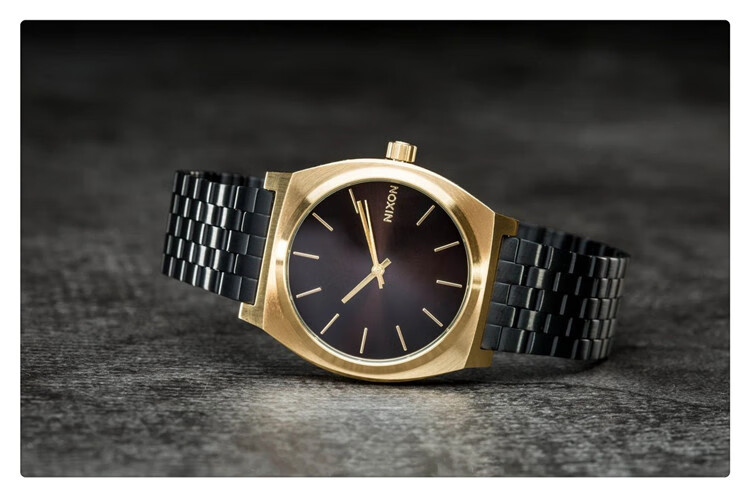 尼克松(nixon) 采购nixon尼克松手表时尚方形黑金男女中性欧美石英