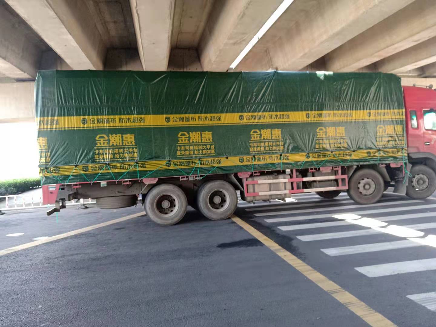 金潮绿钻大金条超轻货车篷布加厚防水耐磨防雨布高栏平板帆布雨棚 6x6