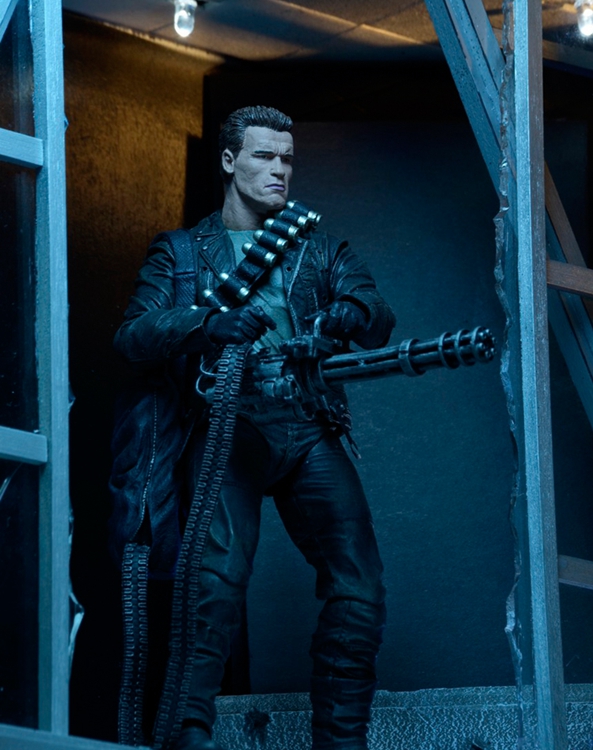 neca终结者2未来战士阿诺施瓦辛格t800t1000骨架可动人偶模型t800墨镜