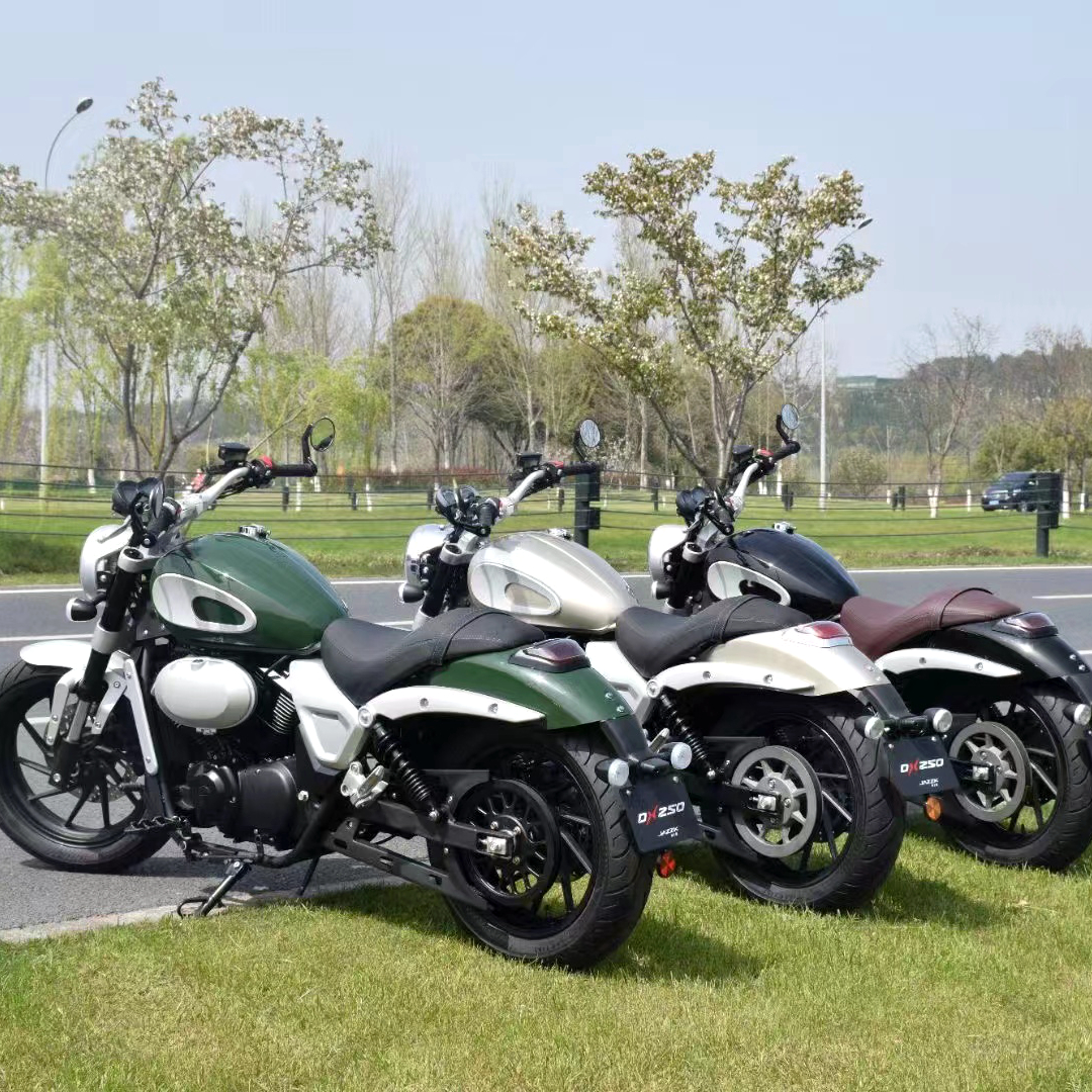 原装全新爵士捷dx250美式巡航太子复古摩托车巡航车250双缸v缸前后abs