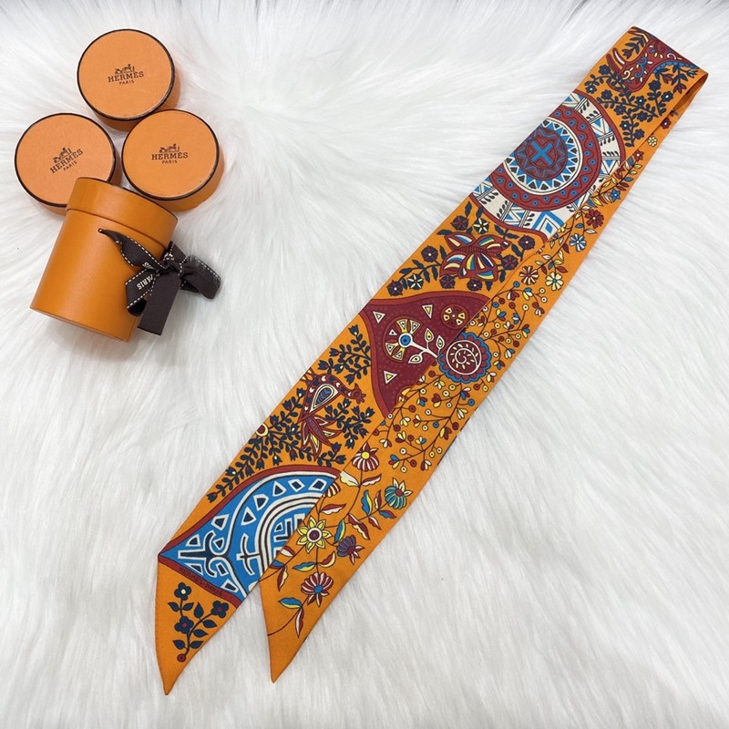 【二手95新】爱马仕(hermes)twilly 小丝巾 85x5cm 无盒 8【图片 价格