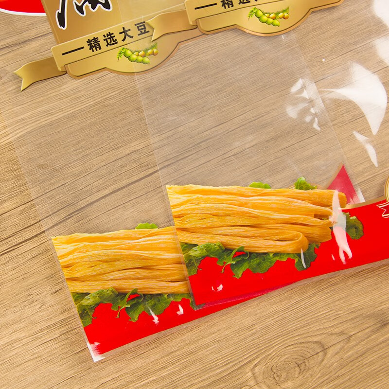 装腐竹的袋子500克腐竹包装袋自封袋豆腐皮腐枝密封袋塑料礼品袋 500