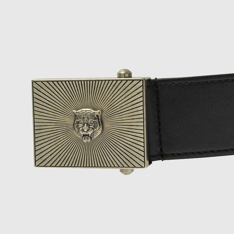 古驰(gucci) 虎头徽标皮带 logo标识腰带 451146 h1fin 8497 拼色 90