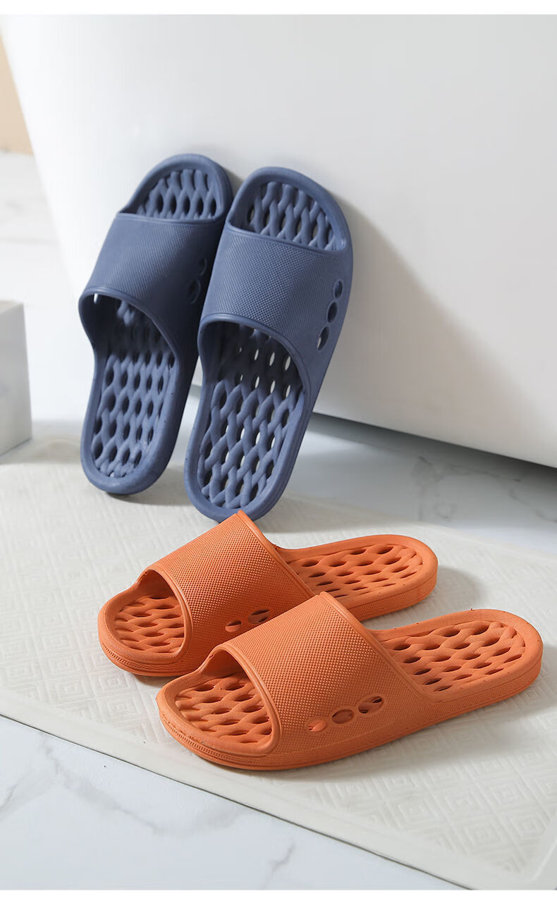 洗澡堂穿的有排水孔漏水拖鞋厕所托鞋居家浴室漏水凉拖鞋夏女防滑软底