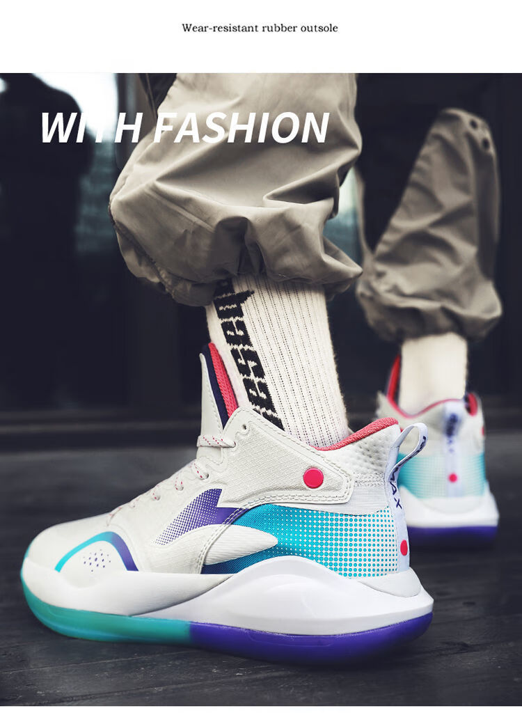 驭帅15男鞋全城9青少年学生球鞋8运动鞋驭帅15黑蓝44收藏送袜子手环