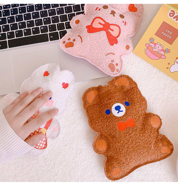 随身可爱注水热水袋暖手宝女小型装水宿舍神器小暖宝宝暖脚暖水袋