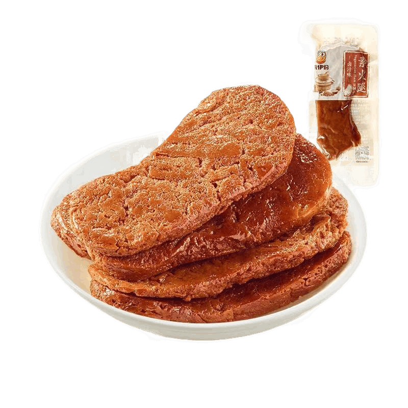 来伊份素火腿250g/500g素食卤汁味即食豆干豆制品独立小包装称重休闲