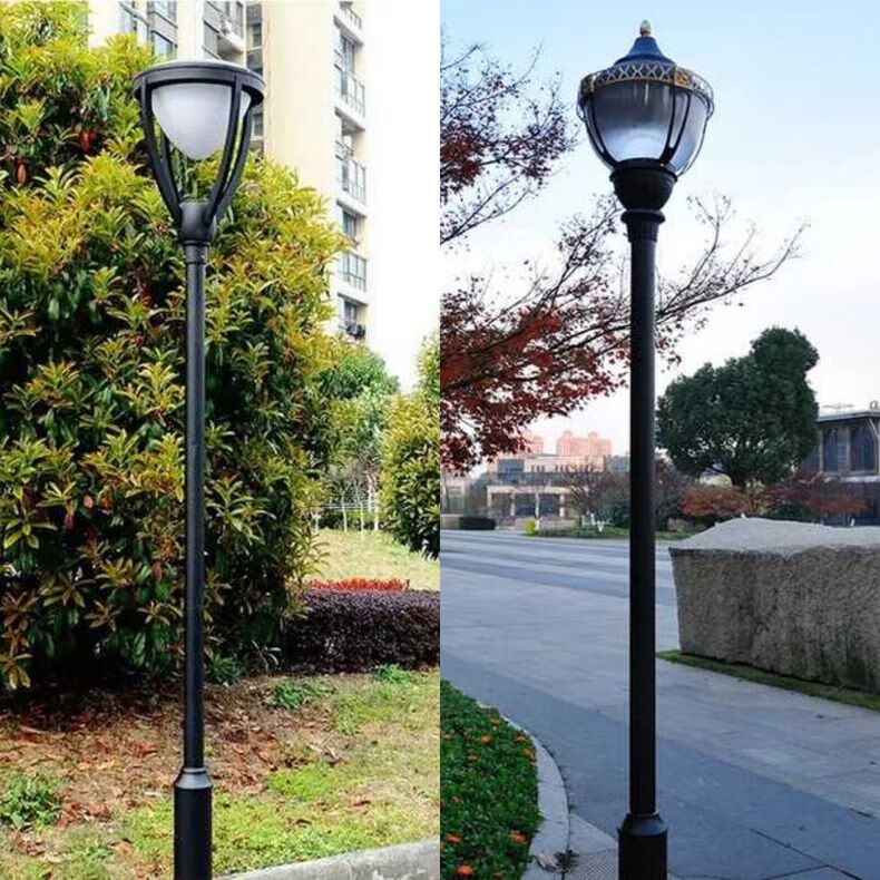 3米/5led庭院灯灯头户外防水小区路灯罩公园别墅景观草坪高杆灯罩 9款