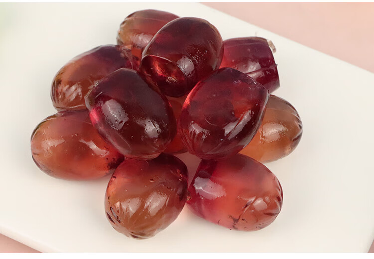 友味108g剥皮青提/紫提葡萄味软糖办公室女生解馋小零食qq糖果 紫提味