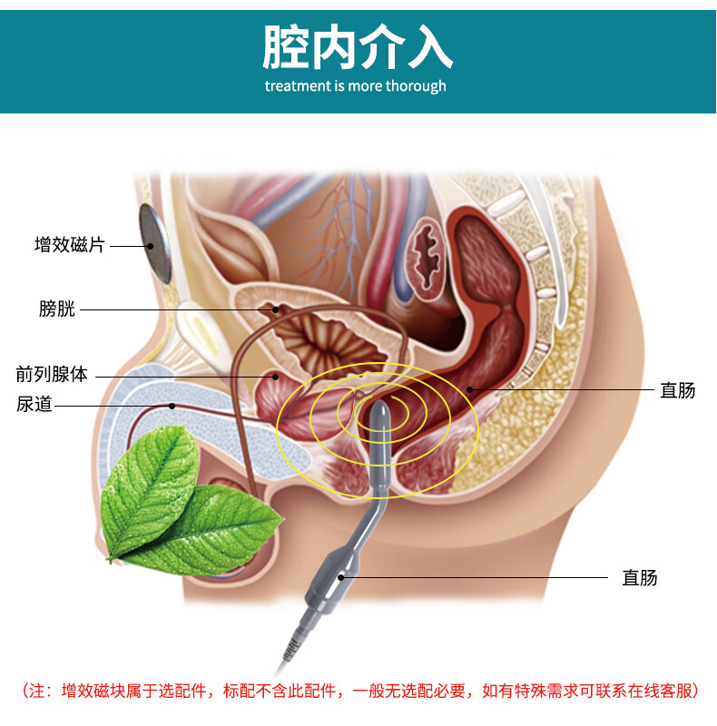慢性前列腺炎治疗按摩器前列腺探头治疗仪男用理疗仪官方标配组合套餐