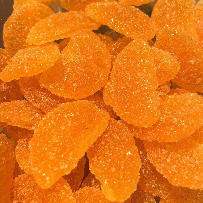 桑记糖坊天津传统老味糖果酸甜橘子瓣软糖硬糖零食桔子糖软橘子糖240g