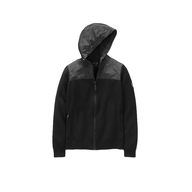 孔雀翎canadagoose加拿大鹅女装不可拆卸防水罩针织面料内衬蓝色xxs