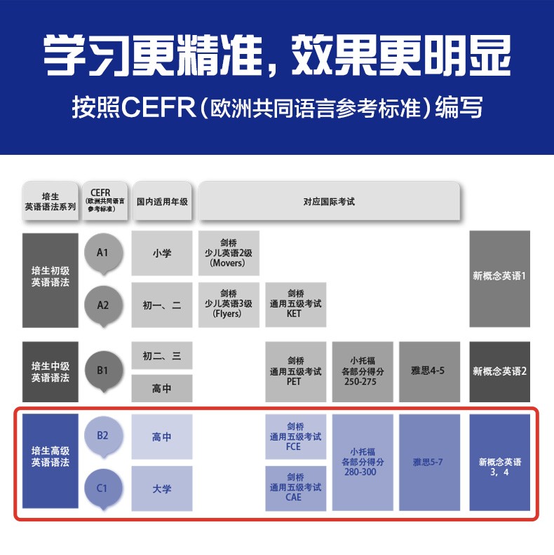 培生初级 中级 高级英语语法 附音频 视频讲解 新概念英语1 4同步英语语法剑桥通用五级考试 摘要书评试读 京东图书