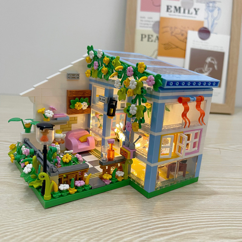 乐高(lego)乐高女生孩子系列街景拼装积木玩具房子城堡别墅61儿童节