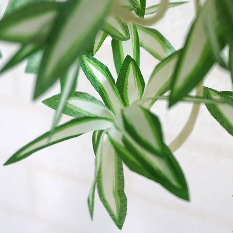 仿真假绿植装饰人造壁挂植物配件 墙壁悬挂塑料花吊篮花艺吊兰 吊兰一