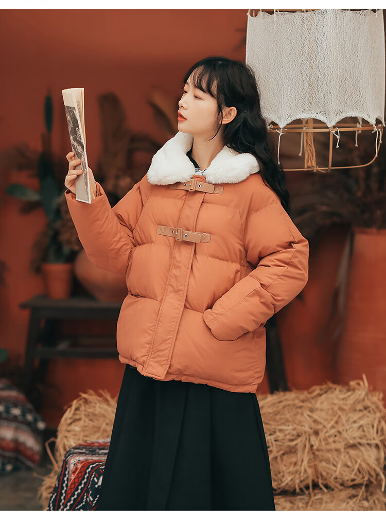 秋冬季女装青少女高中生学生装女衣服棉衣外套女冬装2019新款初中学生