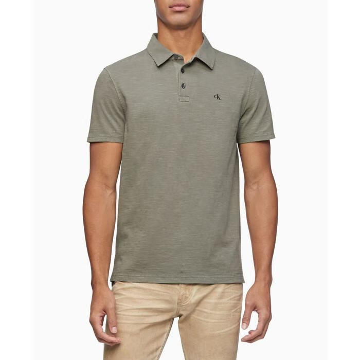 calvinklein凯尔文克莱恩ck男士polo衫短袖上衣透气纯棉运动休闲
