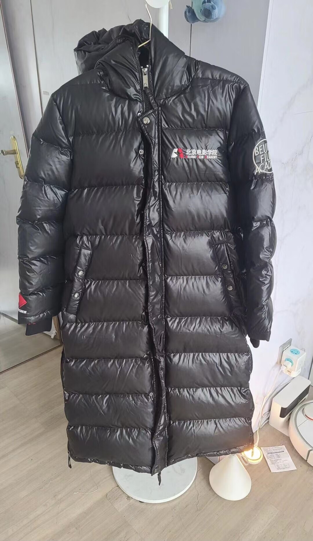 北影中戏北京电影学院羽绒服加厚北电校服加长款过膝脚踝艺考同款定制