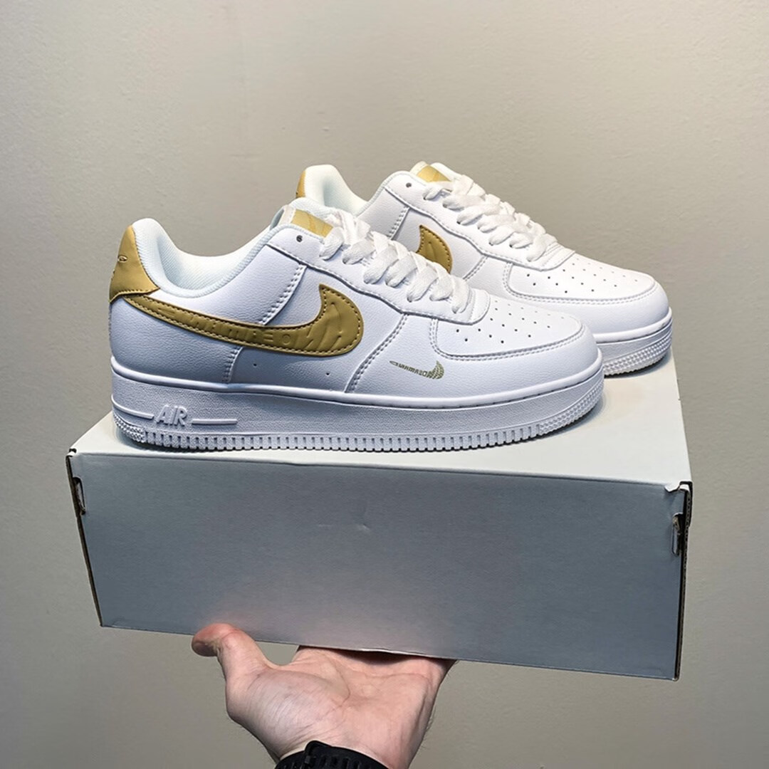 nk鞋男鞋官网奶咖低帮板鞋女鞋小白鞋潮鞋运动鞋 空军低帮an纯白色 送