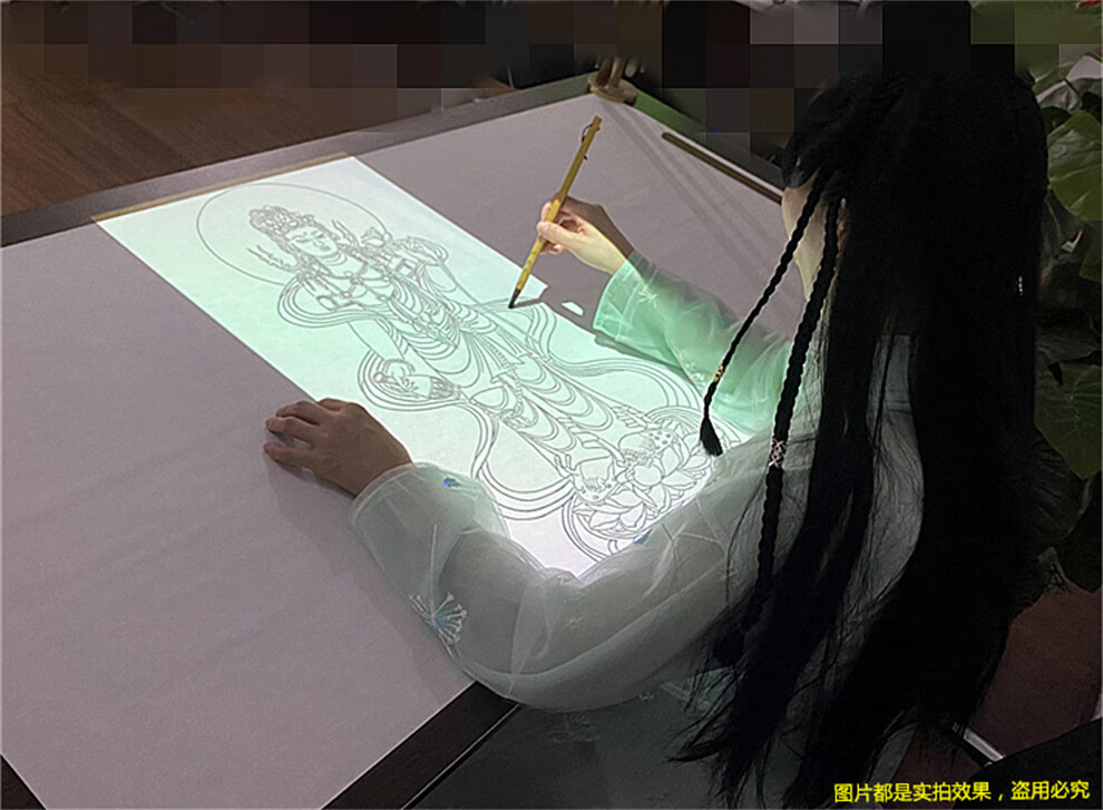 智能书法绘画临摹投影仪免打印拷贝台美术工笔画国画写字手机同屏墙绘