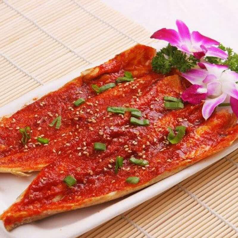 香辣明太鱼开袋即食整条烤明太鱼手撕明太鱼干朝鲜族风味160g 一份2袋