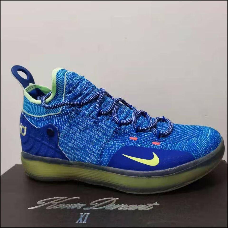 【官方旗舰】kd11杜兰特11代黑白奥利奥酷灰彩虹冰蓝包装盒 蓝色 40