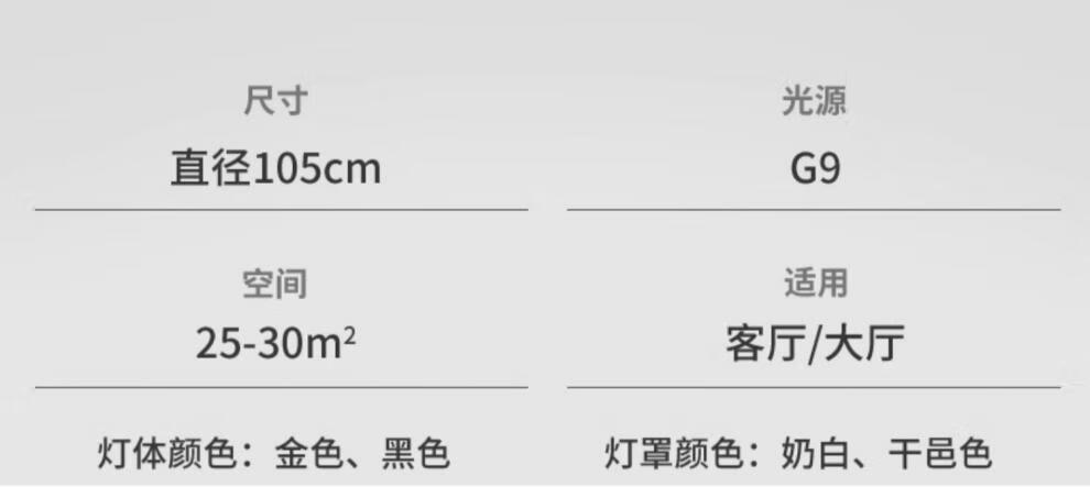 16，PDQ德國進口品質主客厛燈吊燈2024新款大氣簡約現代魔豆餐厛大厛廣東 頂部發光黑色6頭白光 護眼