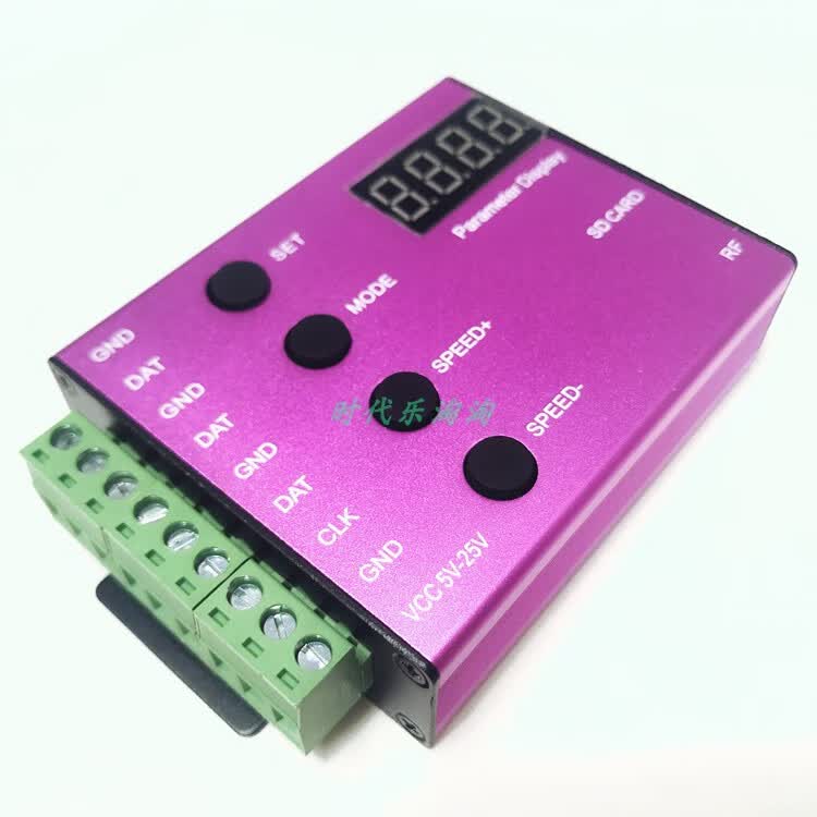 led全彩幻彩灯光控制器流水跑马流星酒吧音乐 dmx512控台可编程序 8口