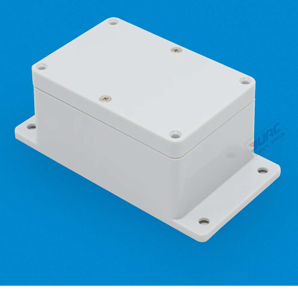 源承yuac外防水接线盒f型带耳防水接线盒户外监控塑料防水盒电控盒分