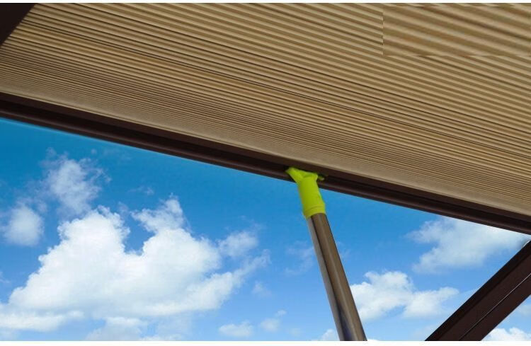 摹然尔60阁楼天窗拉杆开窗户辅助开窗器多功能手动蜂巢帘晾衣杆加长