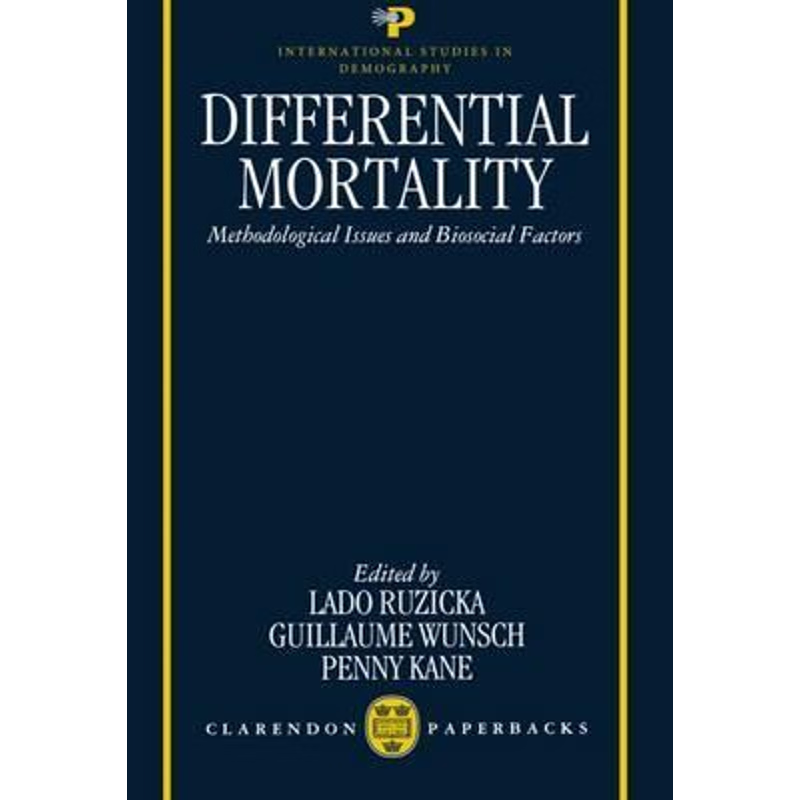 按需印刷Differential Mortality:Methodological Issues and Biosocial Factors[9780198288824]