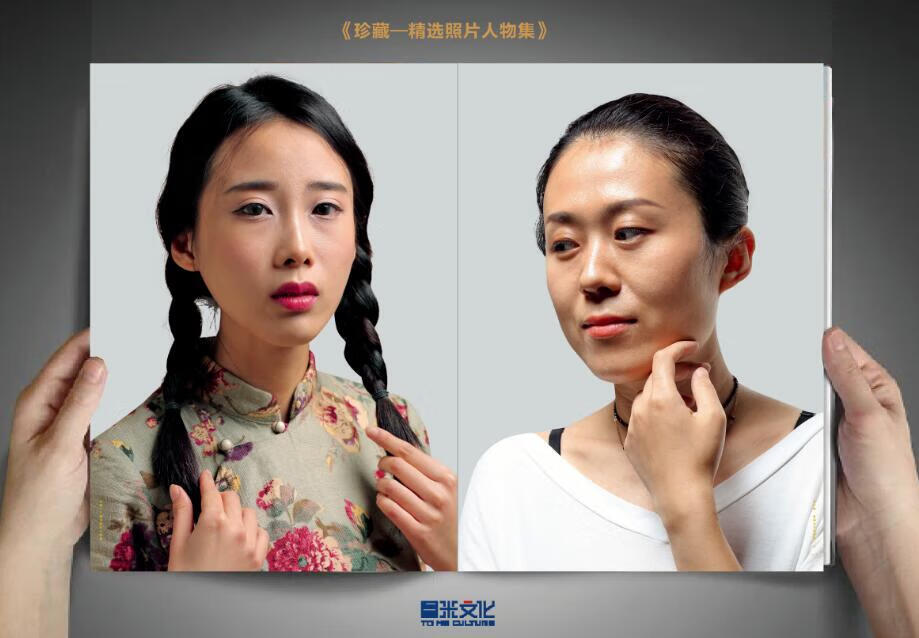 人物集刘斌素描头像照片写生素材男女中青带手半身像临摹范画多角度图