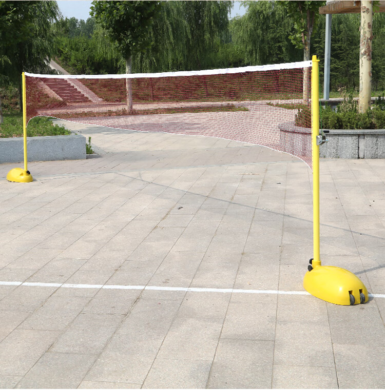 羽毛球架羽毛球柱abs羽毛球柱移动羽毛球网架室内外比赛标准羽毛球架