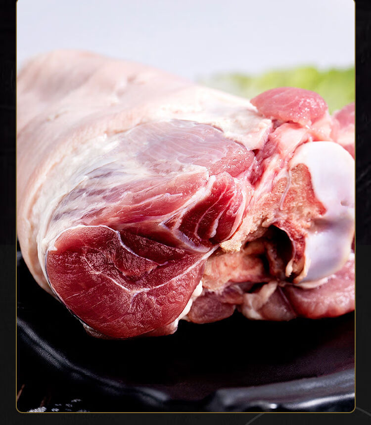 猪肘蹄膀蹄髈新鲜干猪肉不注水小前肘现杀猪肘子膀腿 诺斯食美 带骨猪