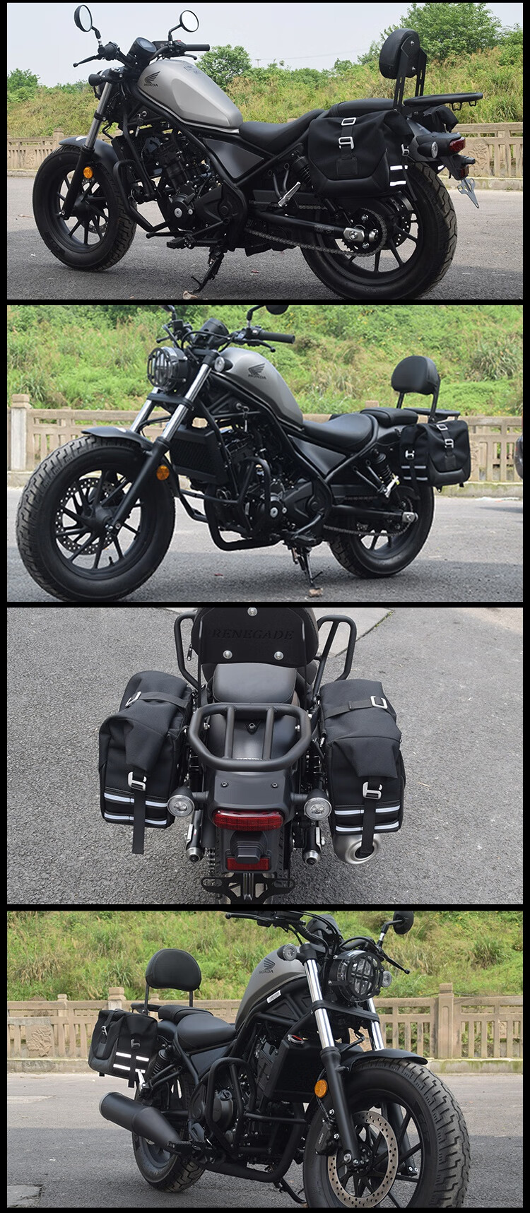 适用本田叛逆者cm300边箱cm1100cm500边包复古cbrcb650r改装cm300保险