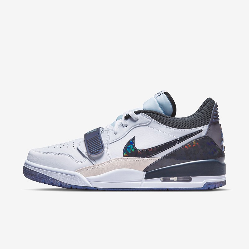 耐克nike air jordan legacy 312 low aj312黑蓝东单低帮休闲篮球鞋