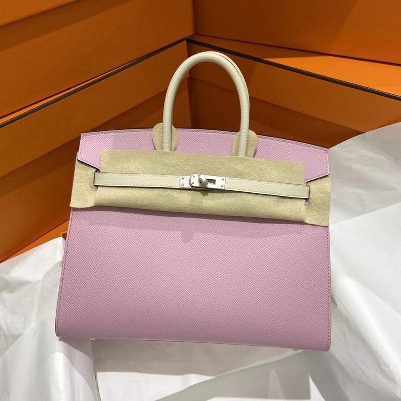 【二手99新】未使用 爱马仕(hermes)birkin25拼色铂金包女士手提包 6c